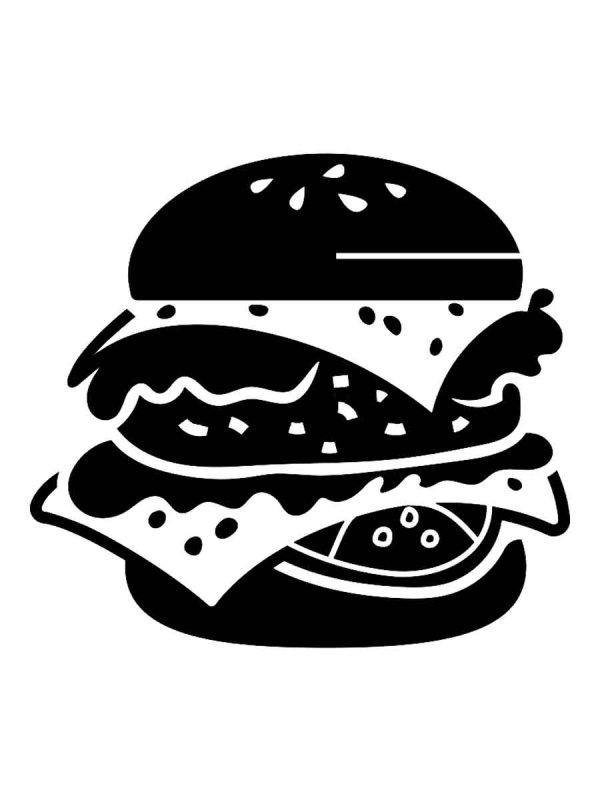 Векторный бургер