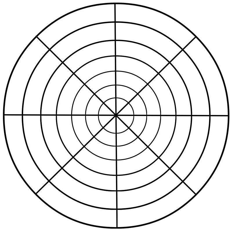 Заготовка для мандалы круги