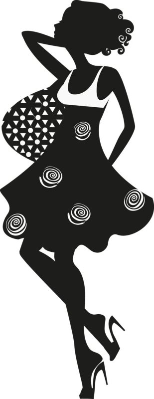 Женский силуэт