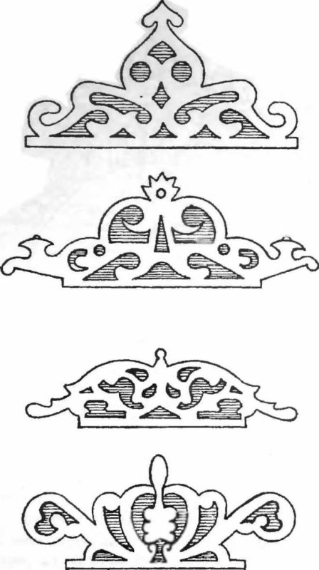 Трафарет наличников для выпиливания электролобзиком по дереву