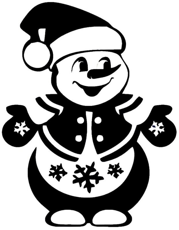 Новогодние трафореты на Ока