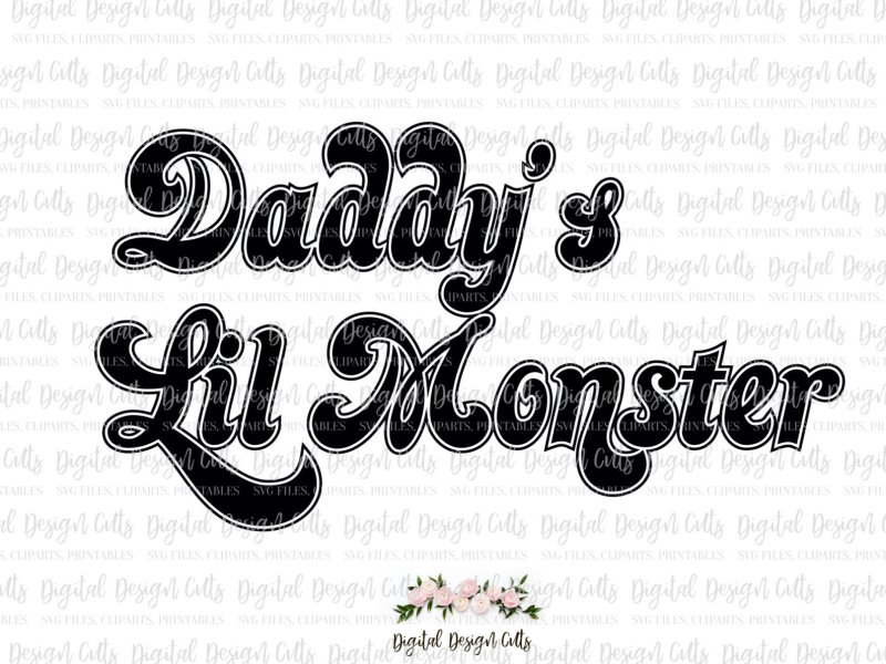 Daddy's Lil Monster футболка