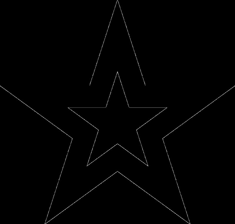 Звезда силуэт