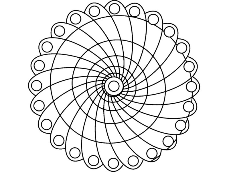 Спиральная Мандала