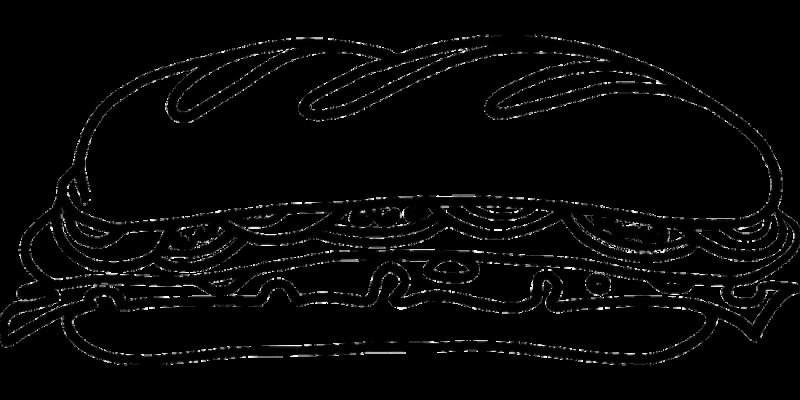 Раскраска бутерброд