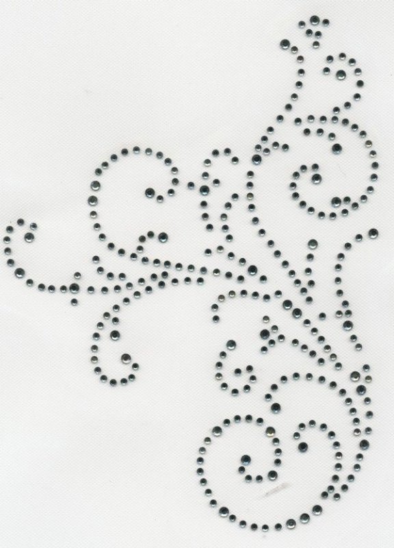 Узор для вышивки стразами