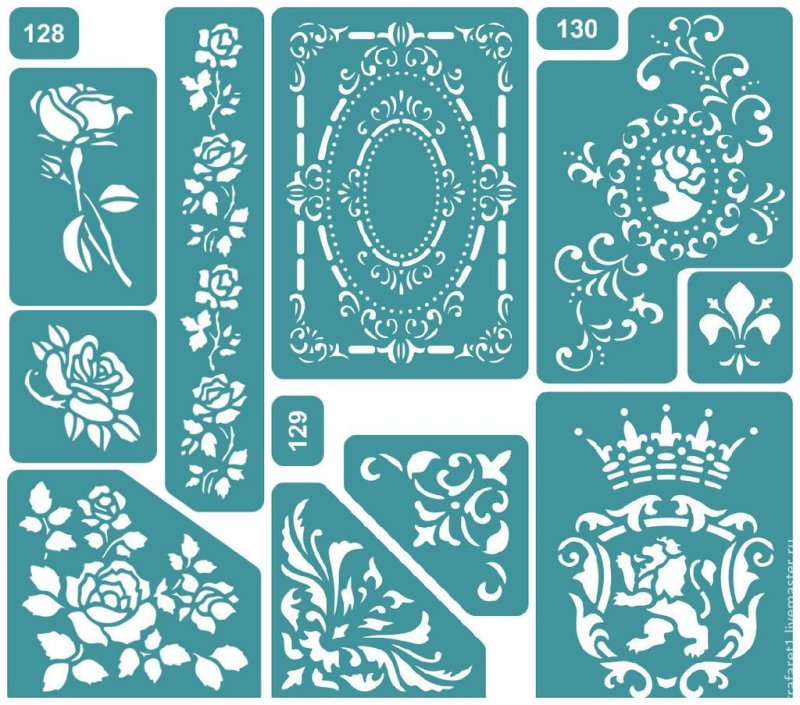 Трафареты для скрапбукинга