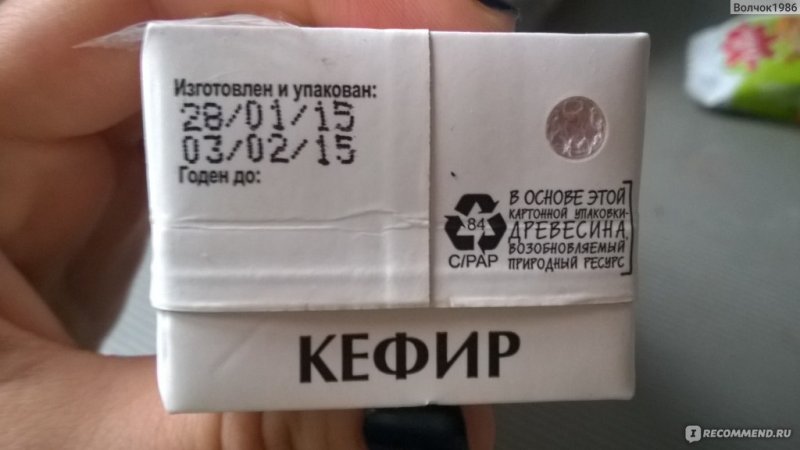 Срок годности товара