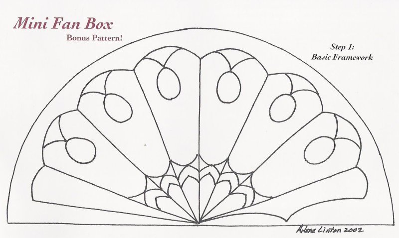 Веер рисунок