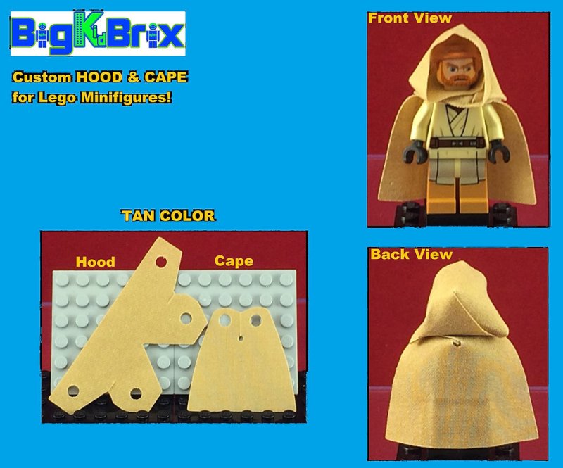 Капюшон для лего человечков из бумаги