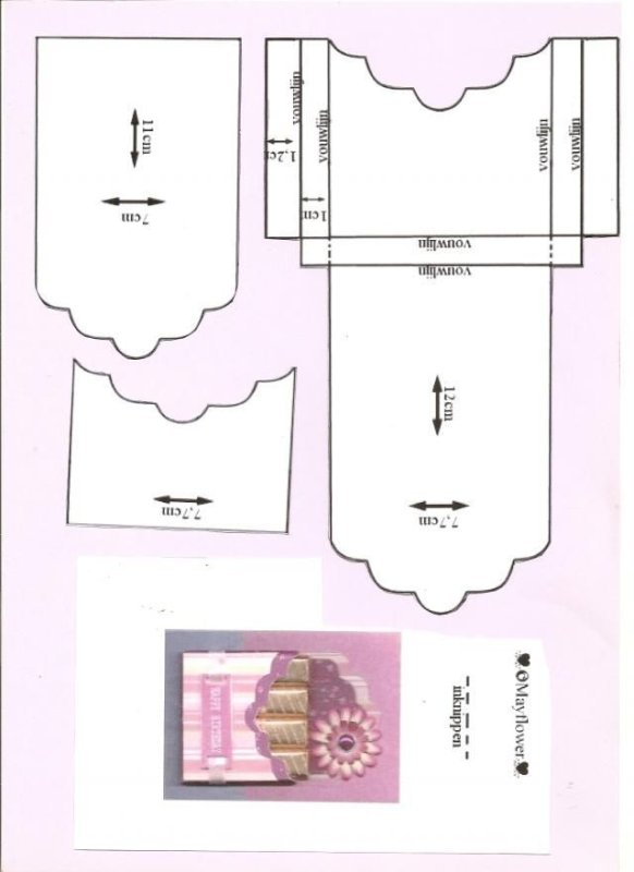 Чертеж шоколадницы