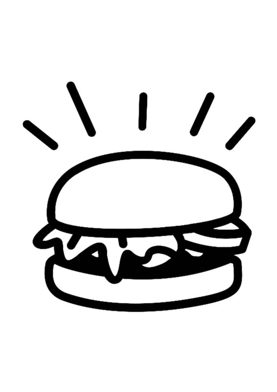 Значок бургера