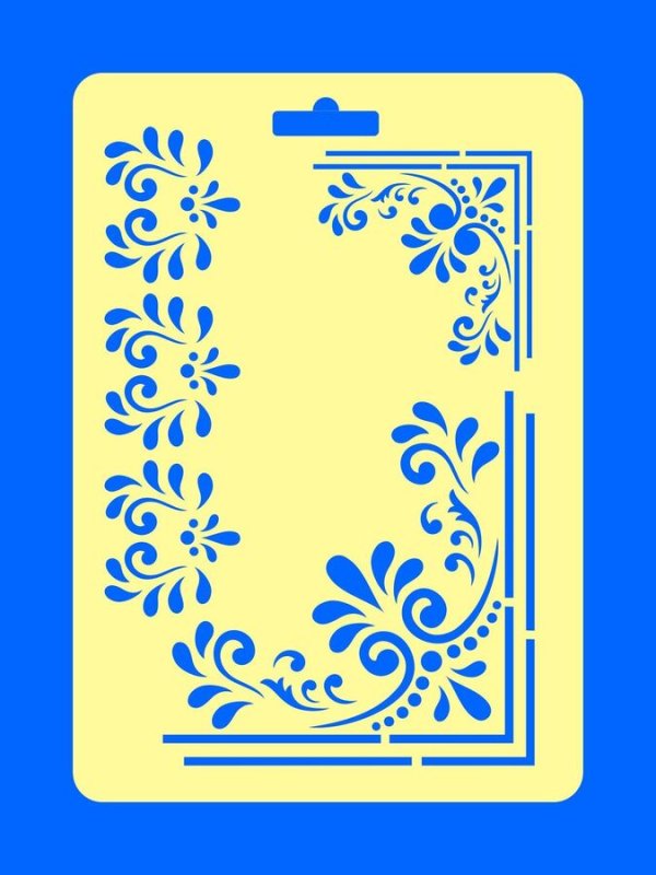 Трафарет угловой