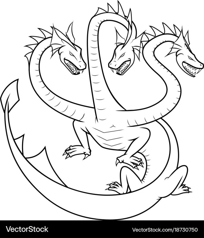 Змей Горыныч рисунок