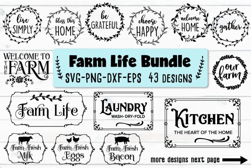 Трафарет Farmhouse