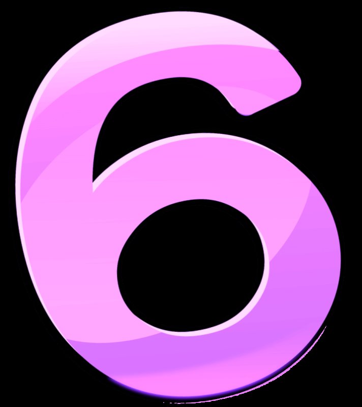 Цифры для вырезания цветные