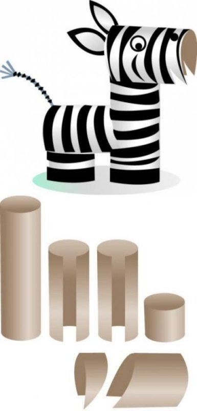 Поделка Зебра