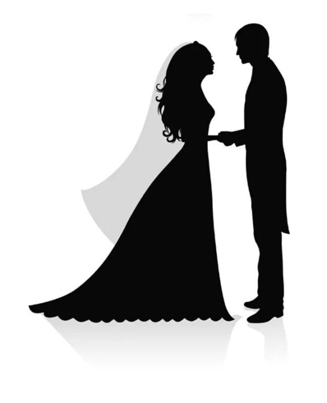 Силуэты влюбленных