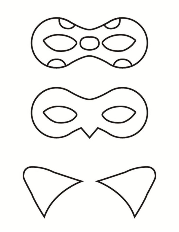 Маска леди баг