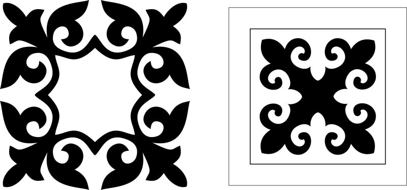 Казахские узоры и орнаменты