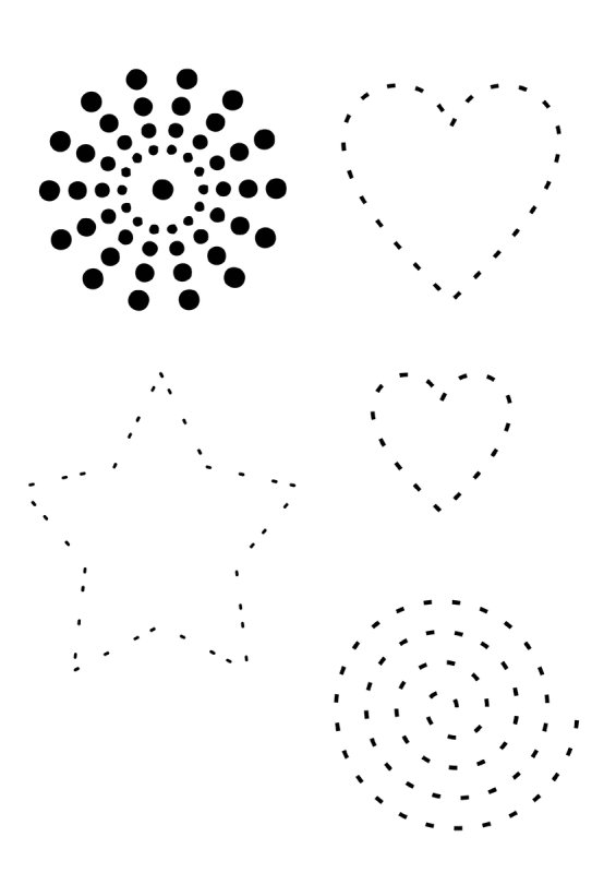 Трафарет дырками