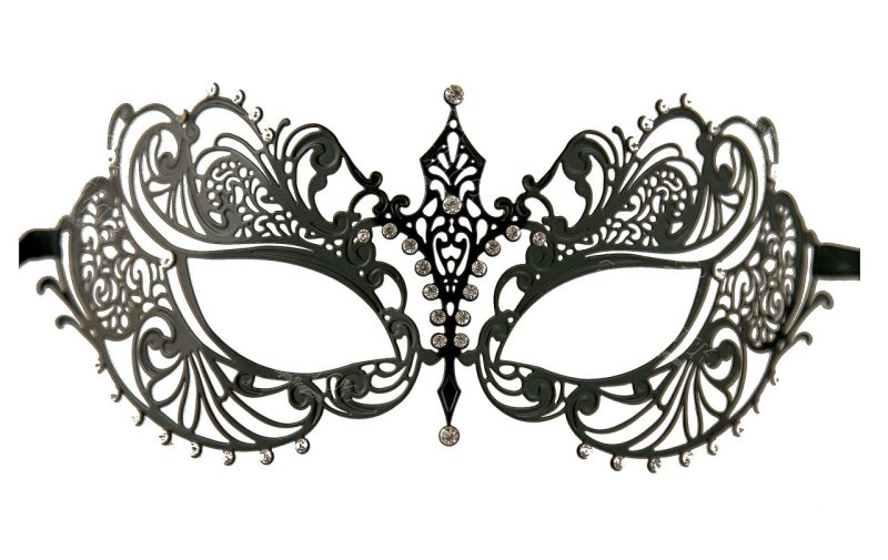 Карнавальная маска трафарет