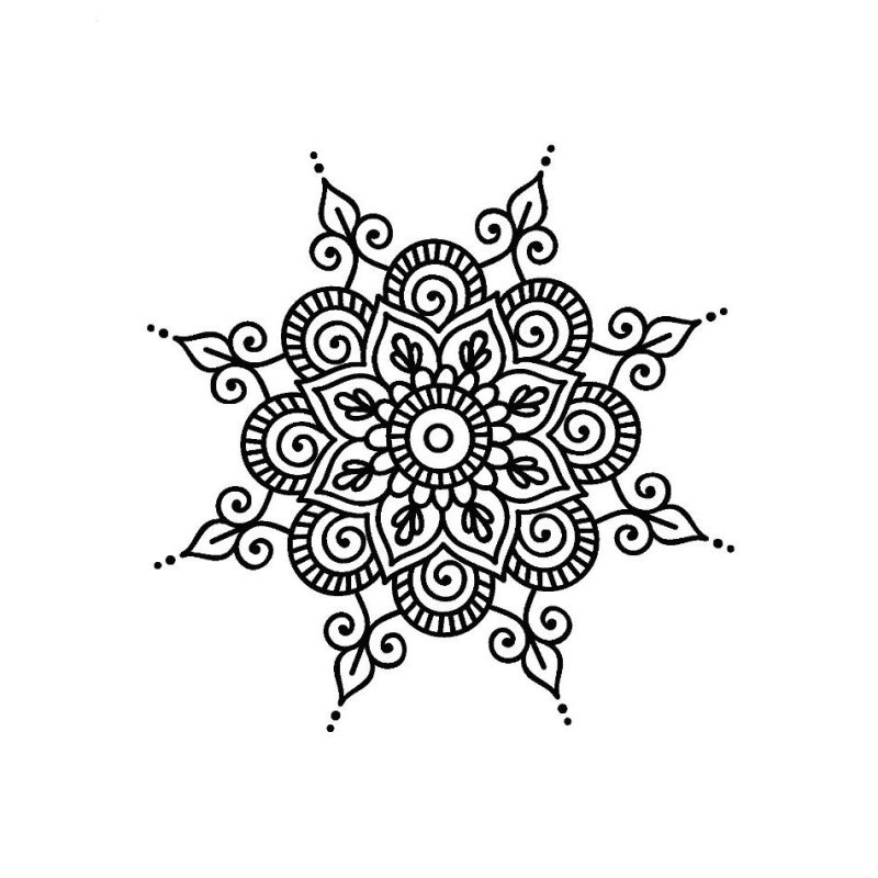 Точечная роспись трафареты