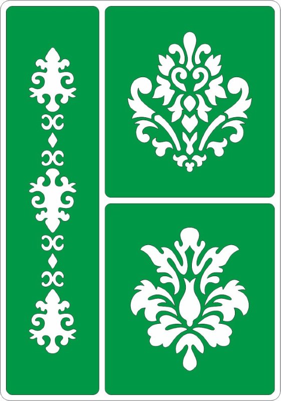 Трафарет на клеевой основе