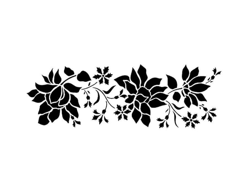 Трафарет узоры