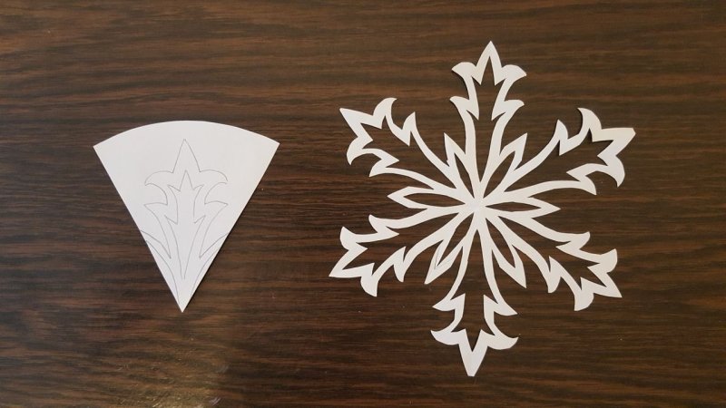 Шаблоны снежинок