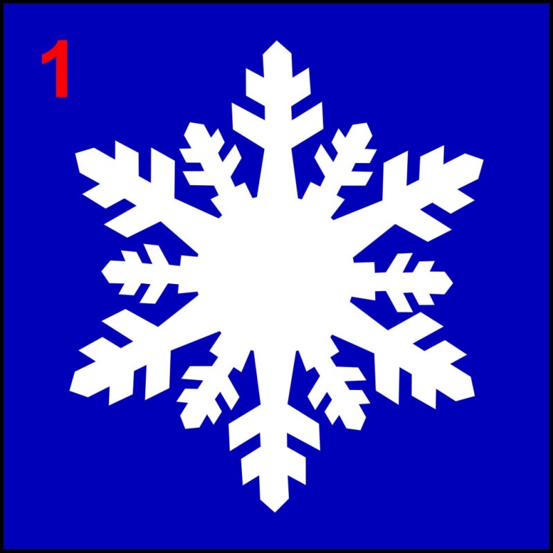 Снежинки для резки