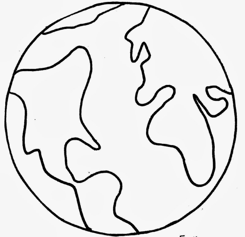 Планета земля раскраска для детей