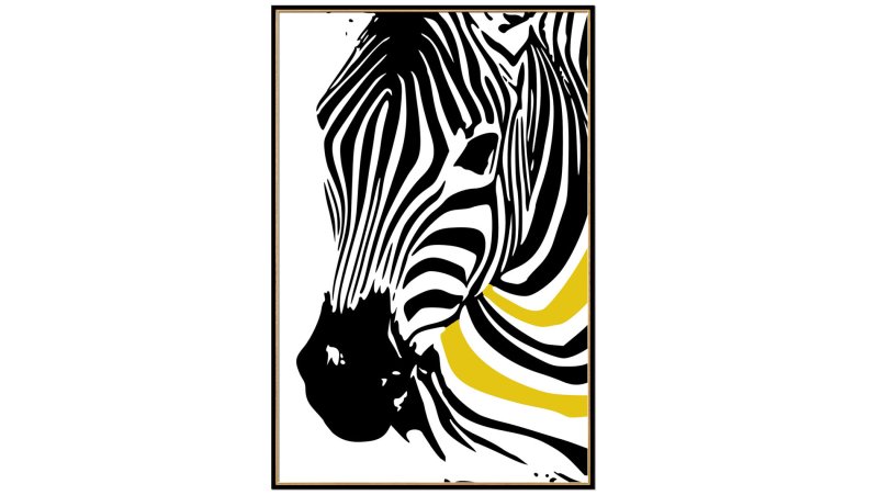Постер на стену Зебра