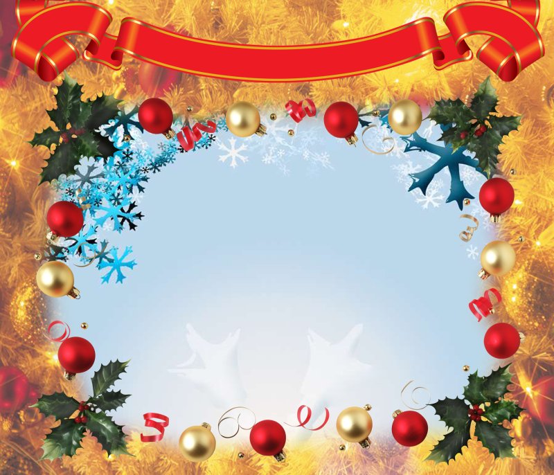 Макет афиши на новый год