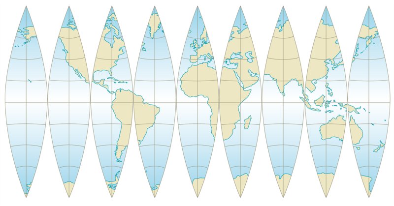 Глобус для распечатки
