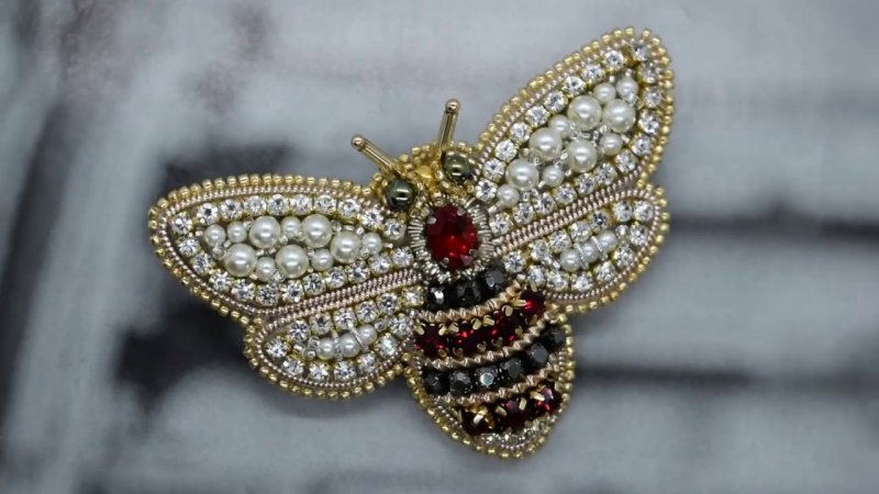 Брошь Пчелка гуччи