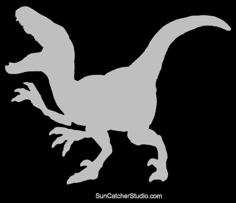 Динозавр контур