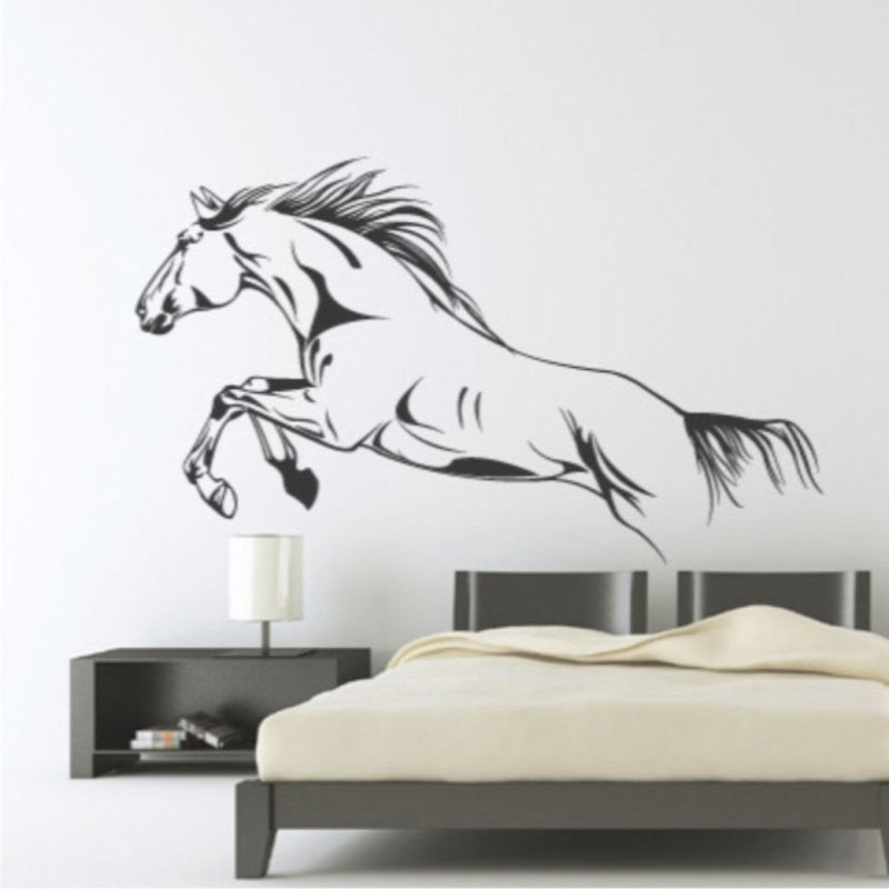 Лошадь наклейка на стену