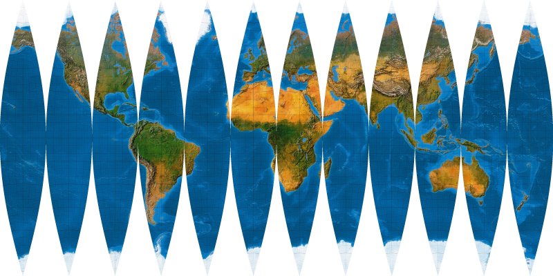 Макет глобуса из бумаги