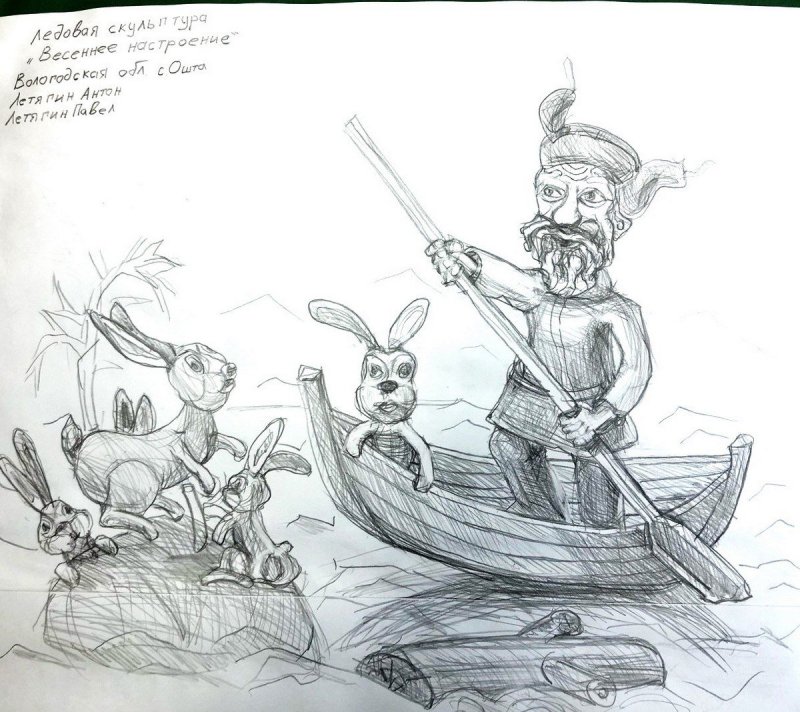 Рисунок к сказке дедушка Мазай и зайцы