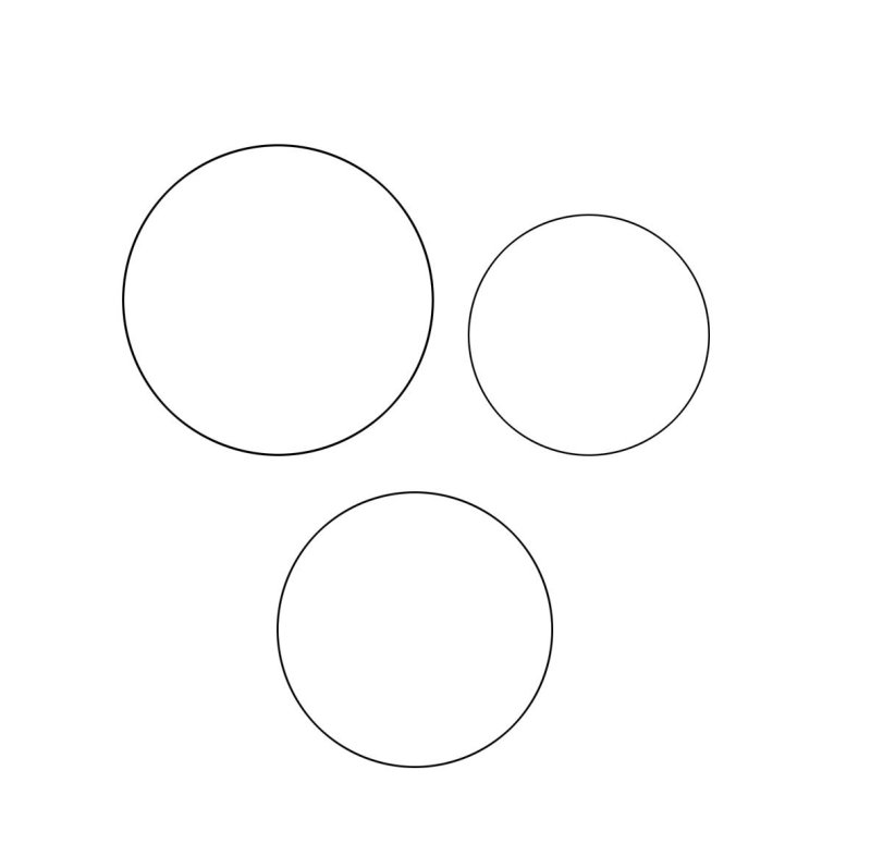 Трафарет круги