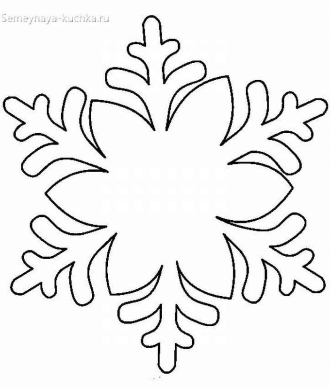 Новогодние снежинки на окна