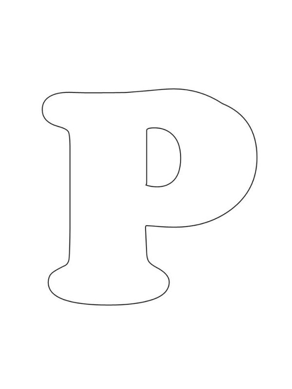 Трафарет букв