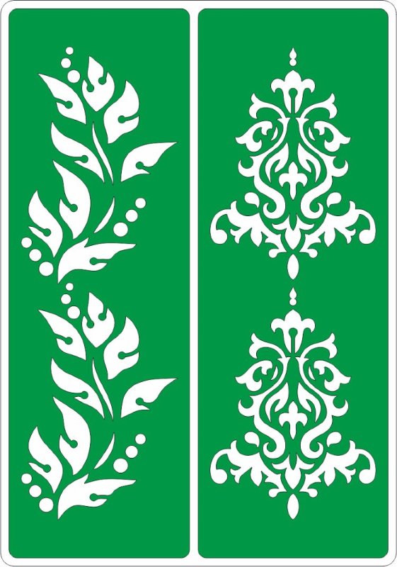 Трафарет "бордюр"