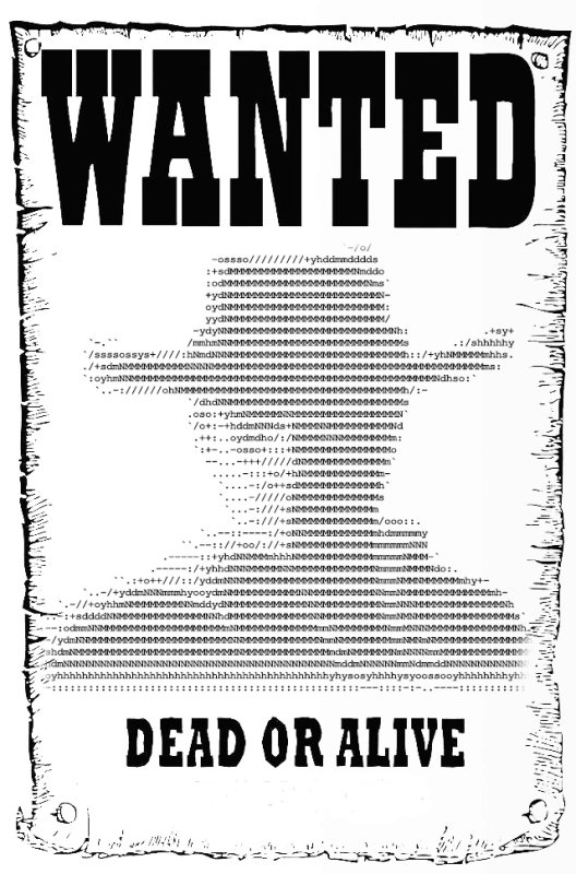 Плакат разыскивается