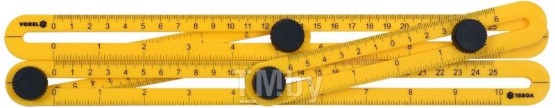 Разметочный инструмент линейка-шаблон Vorel арт. 18470