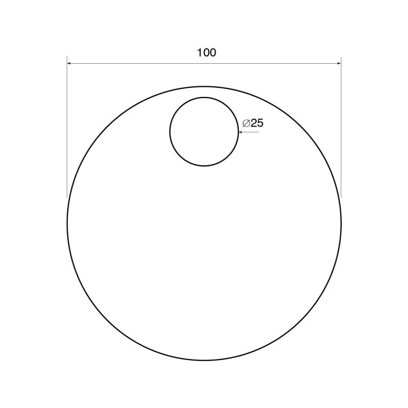 Трафарет круглые отверстия