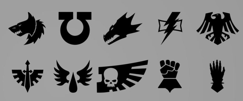 Warhammer 40000 ордена Космодесанта символика