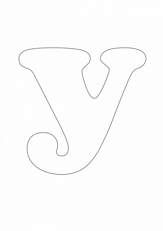 Трафарет букв