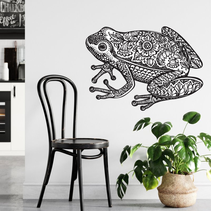 Лягушки в интерьере на стенах